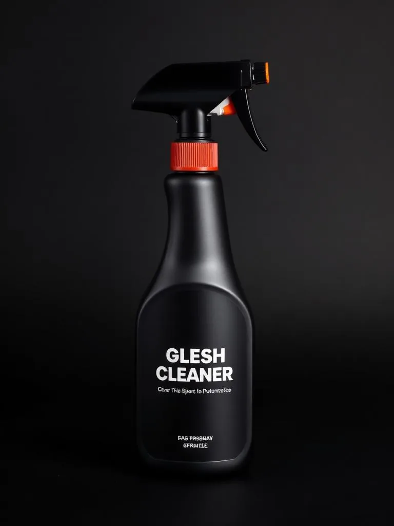 Borrifador preto de limpa vidros automotivo
